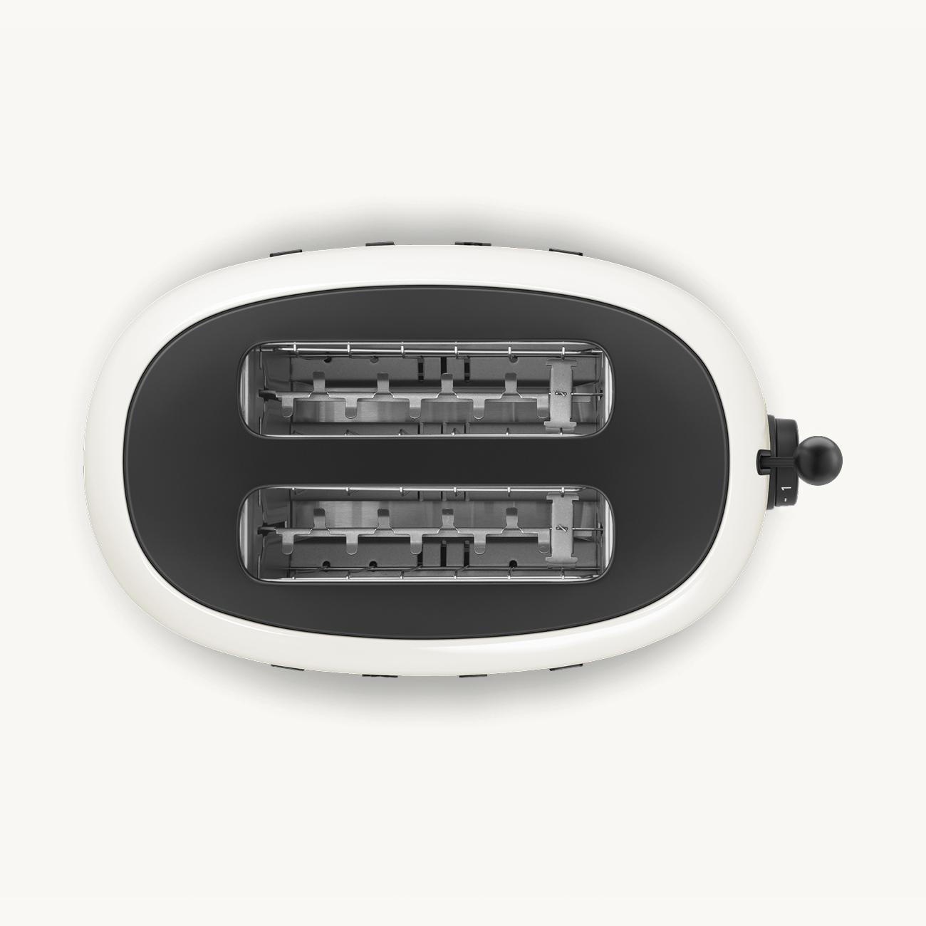 Toustovač Porsche x SMEG, 50's Retro Style, 2x2 950 W, bílá