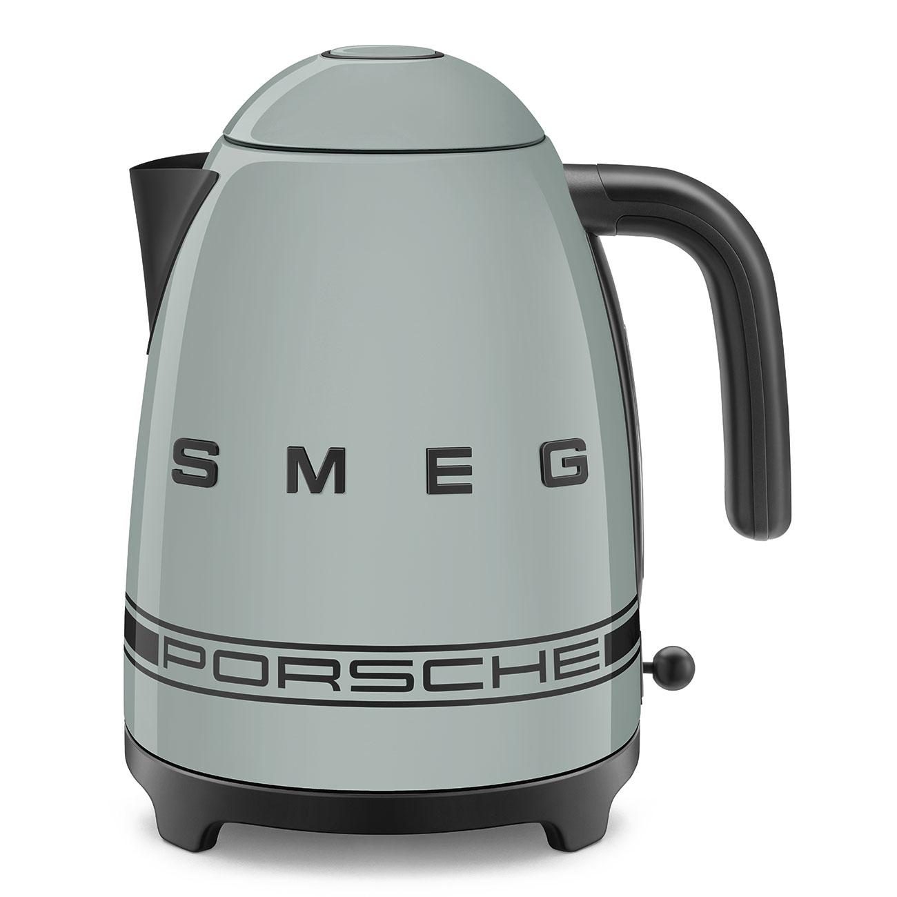 Rychlovarná konvice Porsche x SMEG, 50's Retro Style, 1,7l, šedozelená