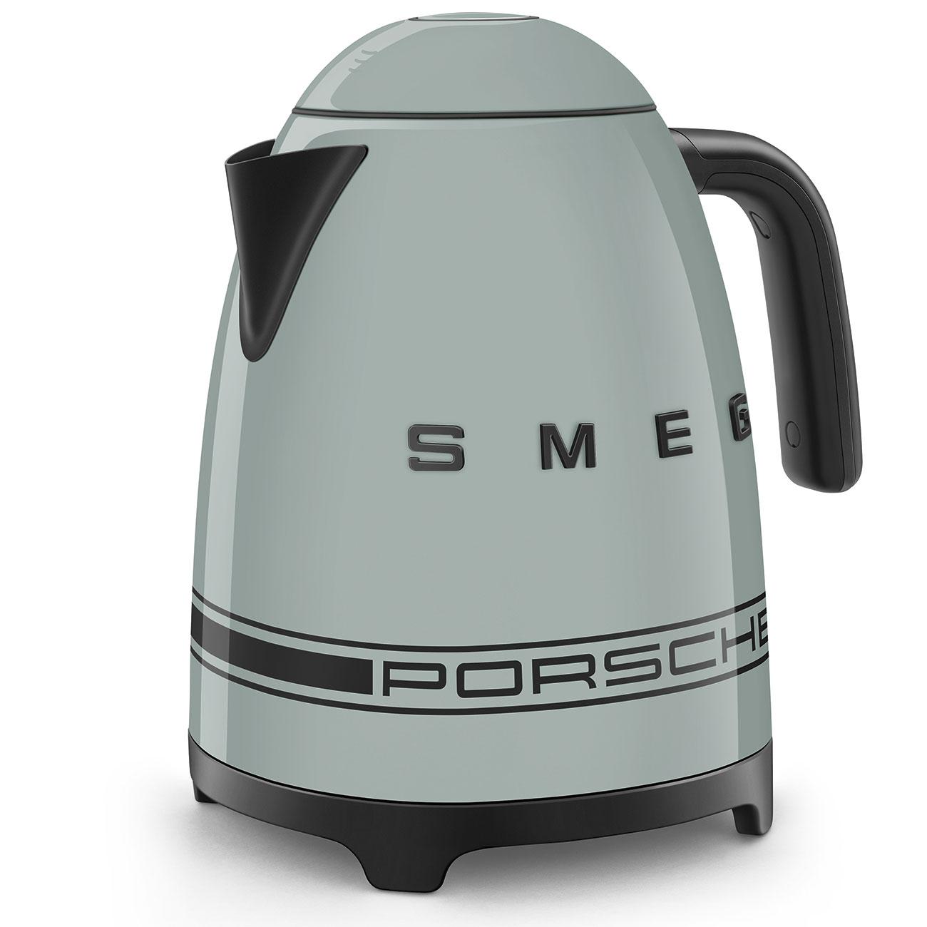 Rychlovarná konvice Porsche x SMEG, 50's Retro Style, 1,7l, šedozelená