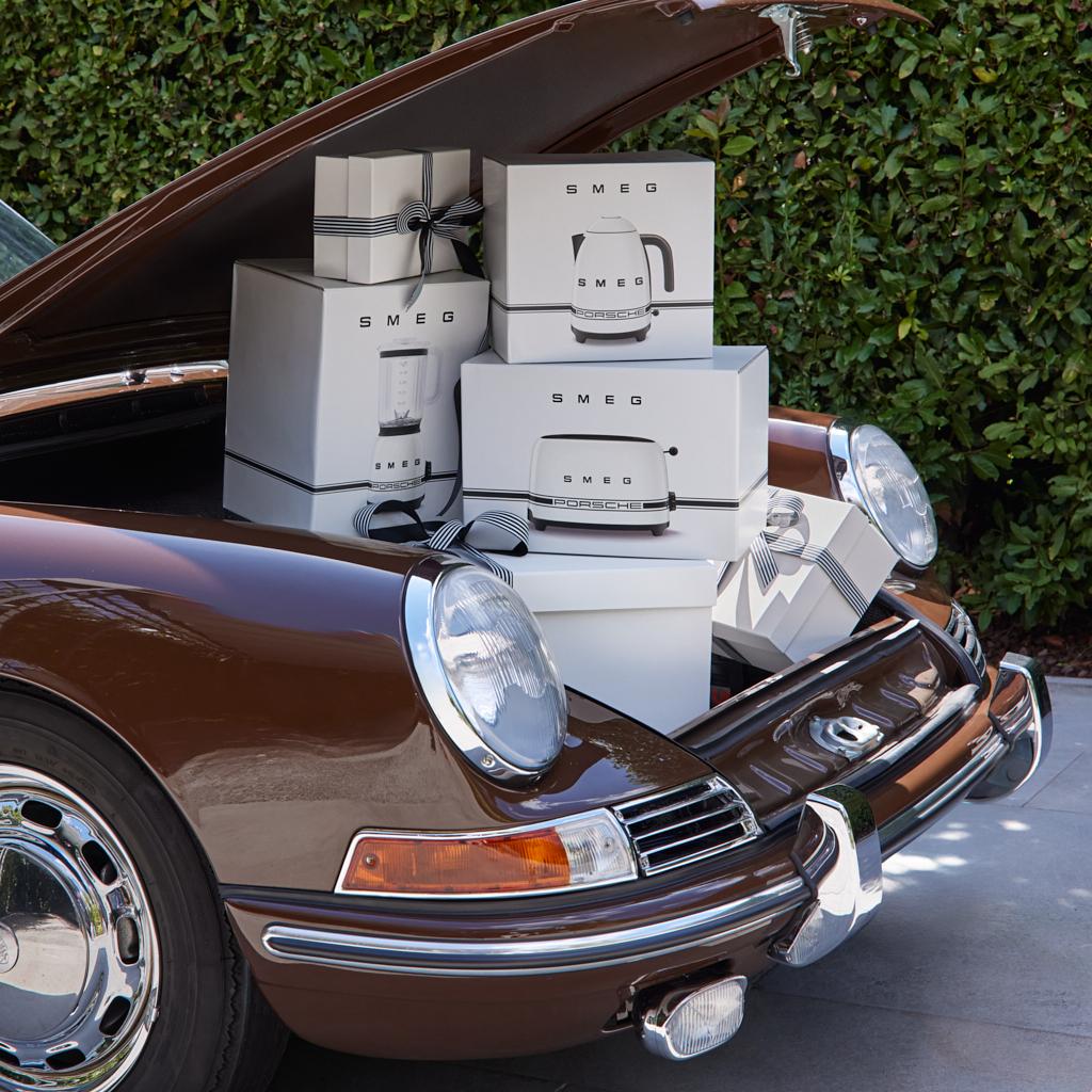 Chladnička s mrazícím boxem Porsche x SMEG, 244/26 l, pravé otevírání, 153x60 cm, bílá