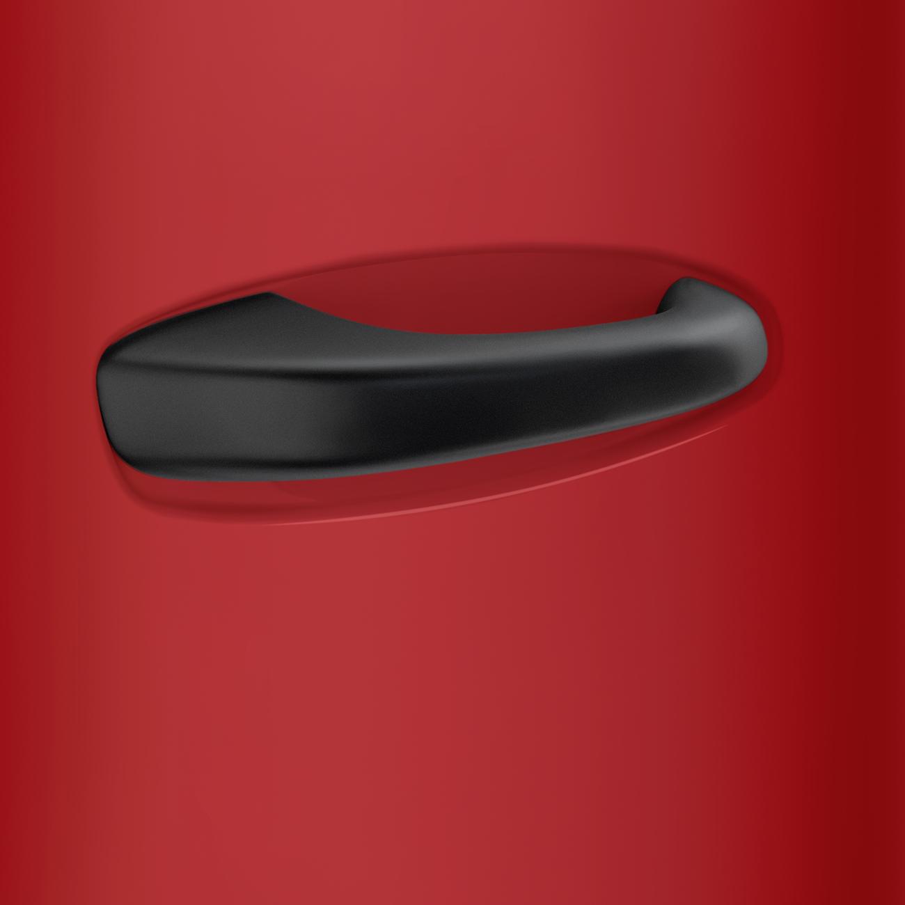 Chladnička s mrazícím boxem Porsche x SMEG 917 Salzburg, 244/26 l, otv. pravé, 153x60 cm, červená