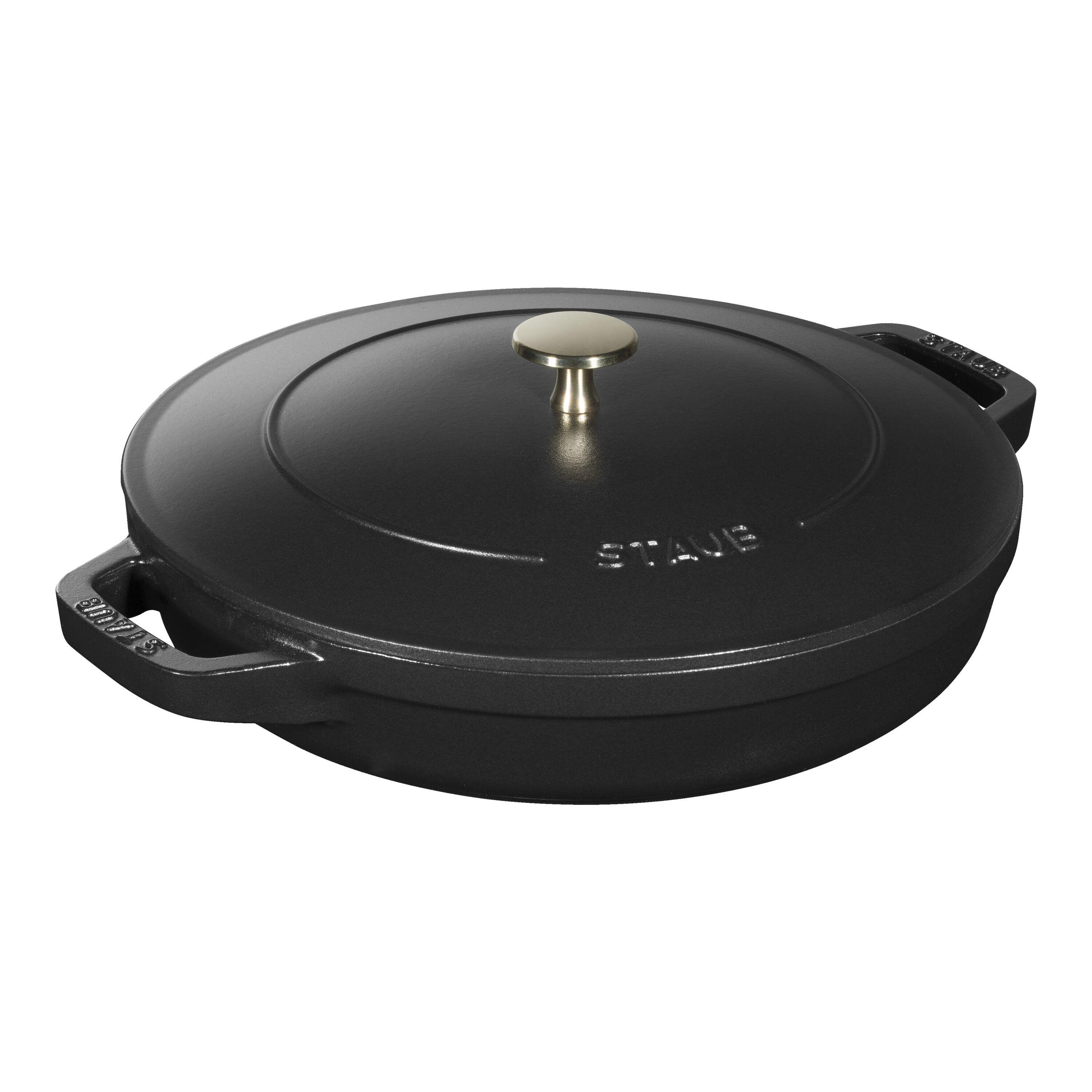STAUB Cocotte set hrnců 3  ks + poklice, 24 cm, černá