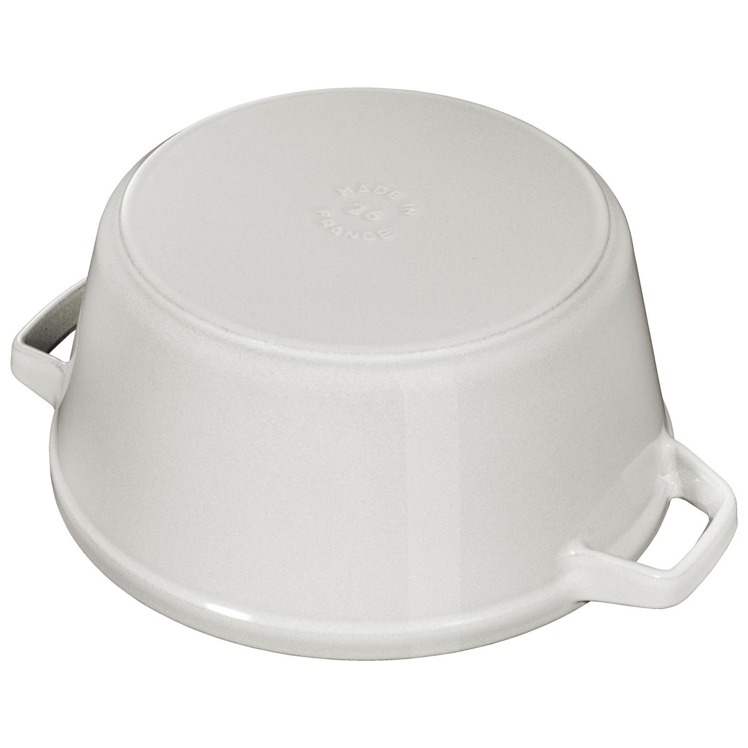 STAUB Cocotte set hrnců 3  ks + poklice, 24 cm, bílý lanýž 