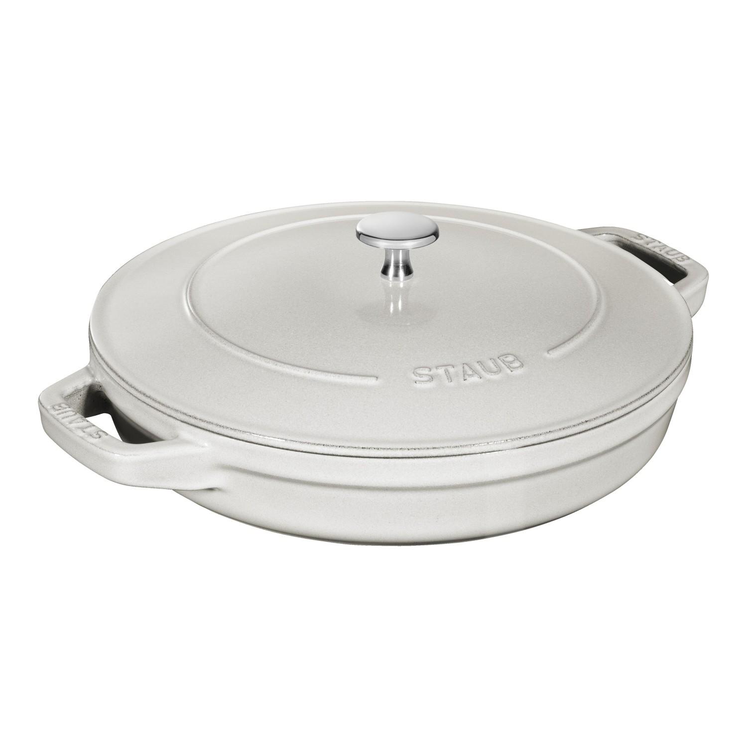 STAUB Cocotte set hrnců 3  ks + poklice, 24 cm, bílý lanýž 