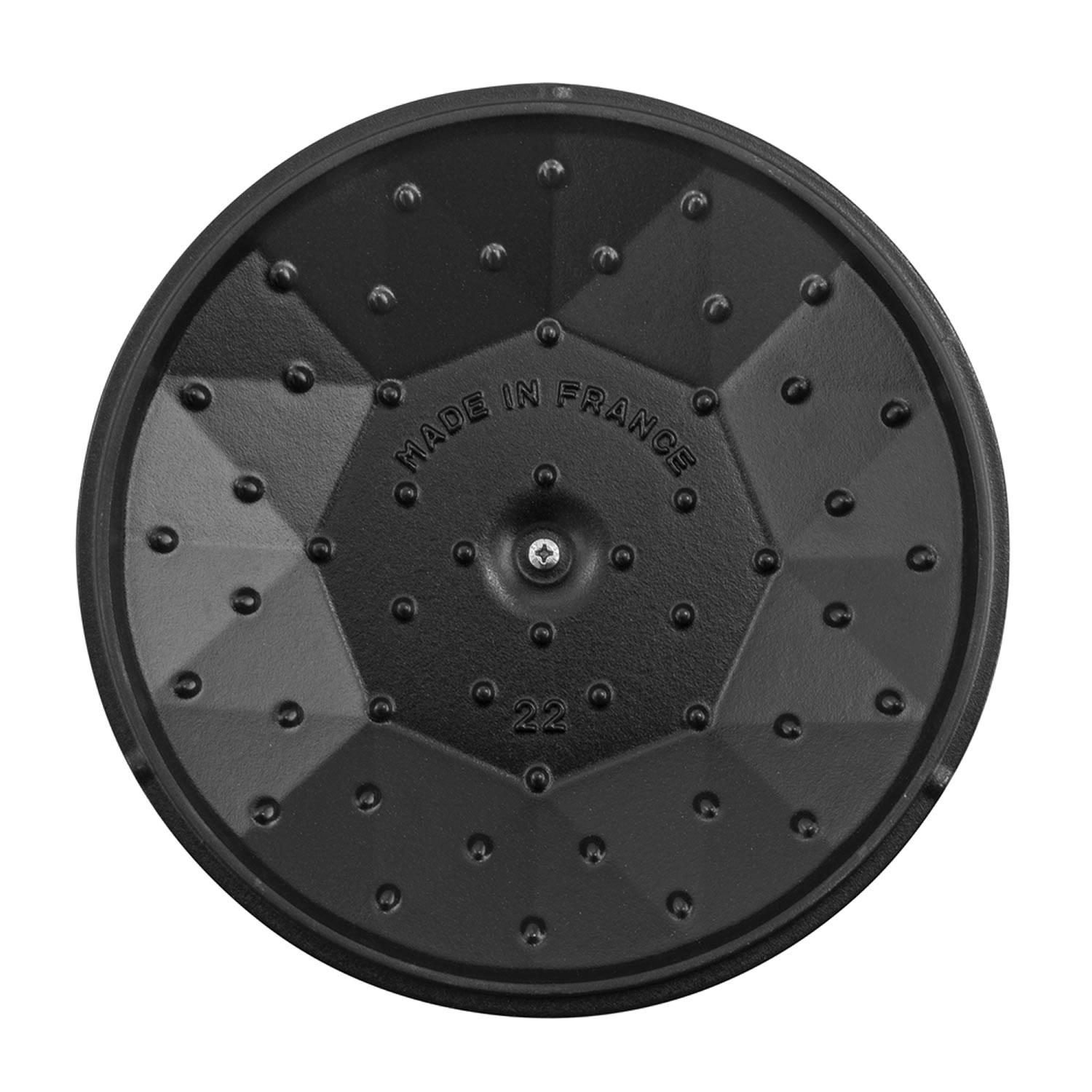 STAUB Cocotte Diamond hrnec, 22 cm/2,8l, šedá