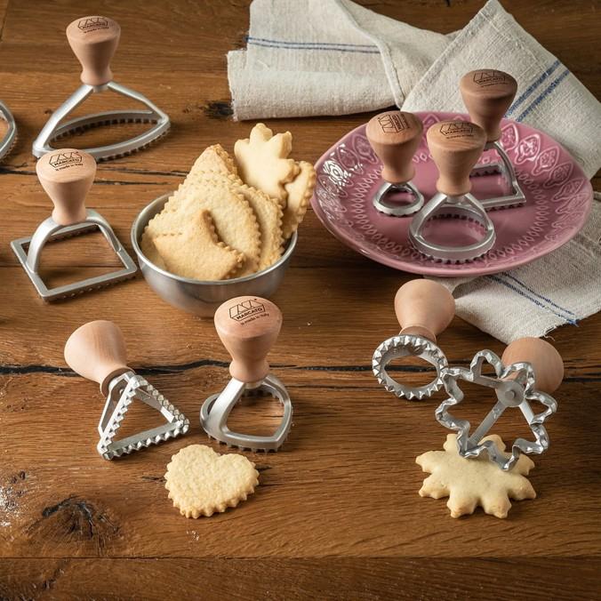 Vykrajovátko na ravioli/sušenky, čtverec, 5,8 cm