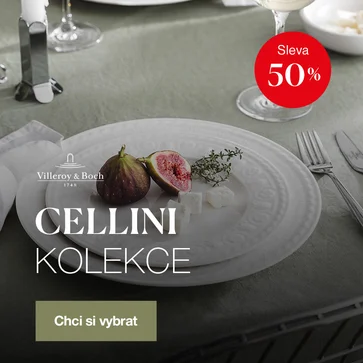 Na váš prostřený stůl přinese klasickou eleganci a šarm. Zaujme filigránskými reliéfními ozdobami, které připomínají renesanční architekturu.