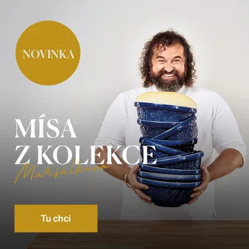 Nová velikost mísy z kolekce Mason Cash Maršálkovo je tu — originální designový kousek o objemu 4,0 l pojme i větší dávky těsta a skvěle poslouží třeba na bramborový salát.