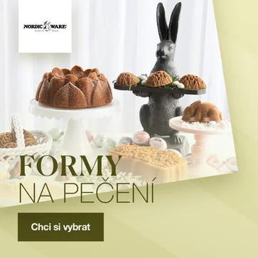 Pečicí formy Nordic Ware promění vaše velikonoční pečení v malý sváteční zážitek. Precizní zpracování a originální tvary zajistí dokonalý výsledek i působivý vzhled každého moučníku.