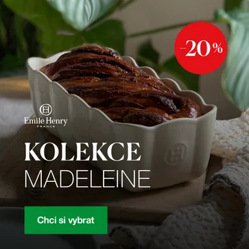 Dodejte své kuchyni špetku francouzské nostalgie s kolekcí Madeleine od Emile Henry – nyní se slevou 20 %.