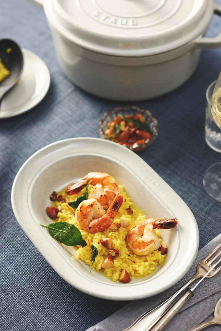 Šafránové rizoto podle Zdeňka Pohlreicha