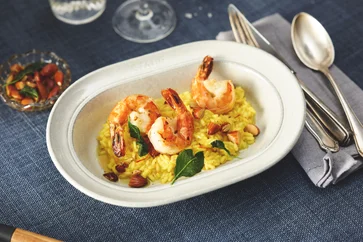 Šafránové rizoto podle Zdeňka Pohlreicha