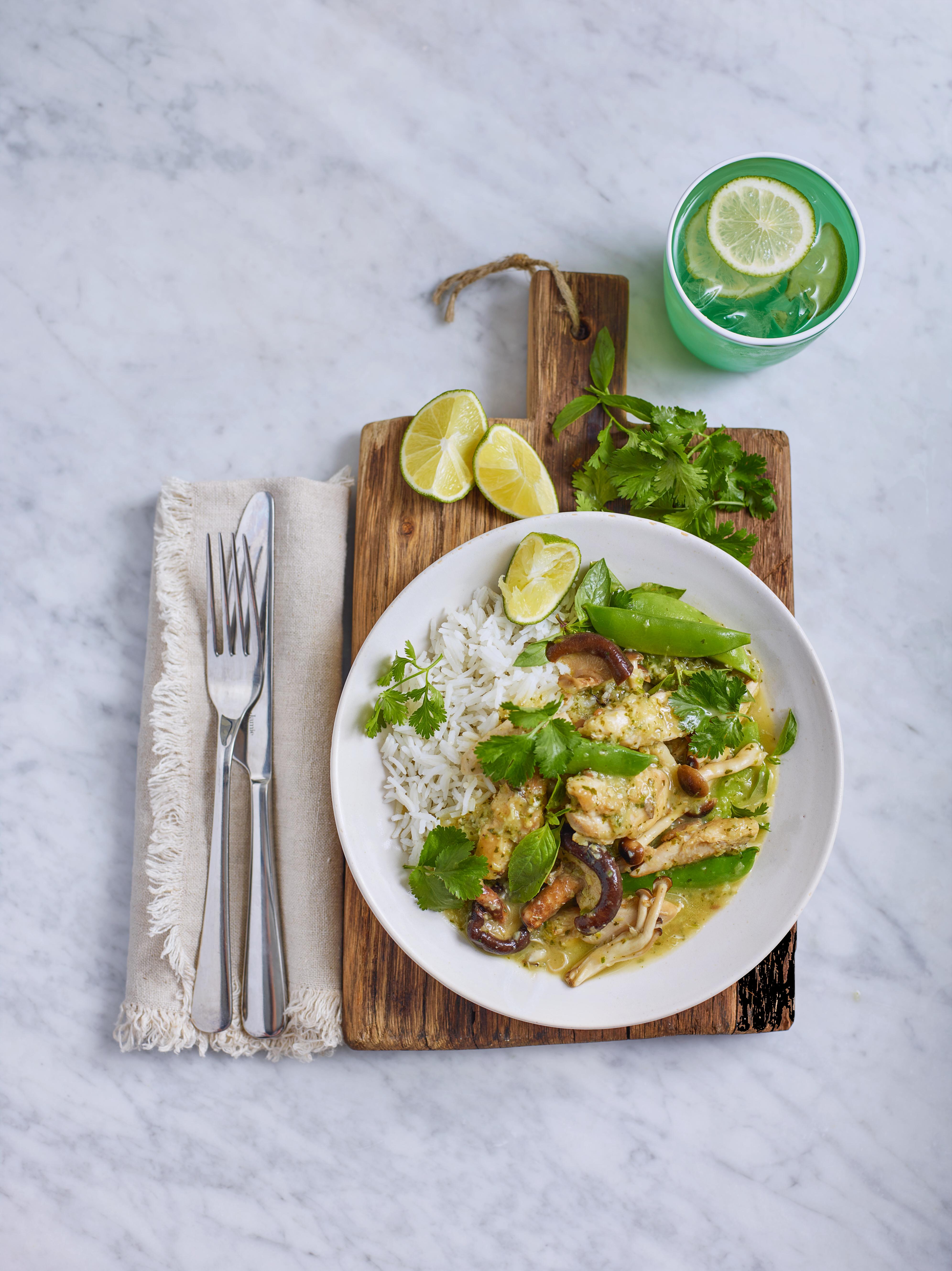 Thajské zelené kuřecí kari podle Jamieho Olivera