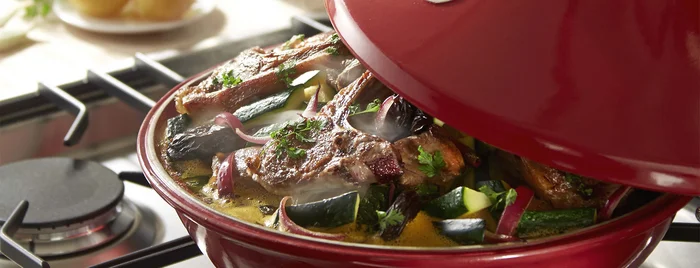 Jarní hovězí tajine na paprice