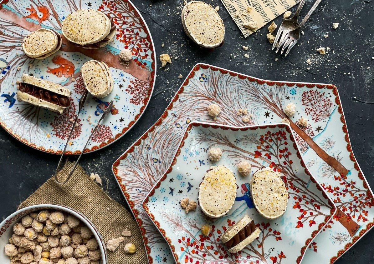 Adventní výzva – Sváteční laskonky s mléčnou čokoládou podle Josefa Maršálka