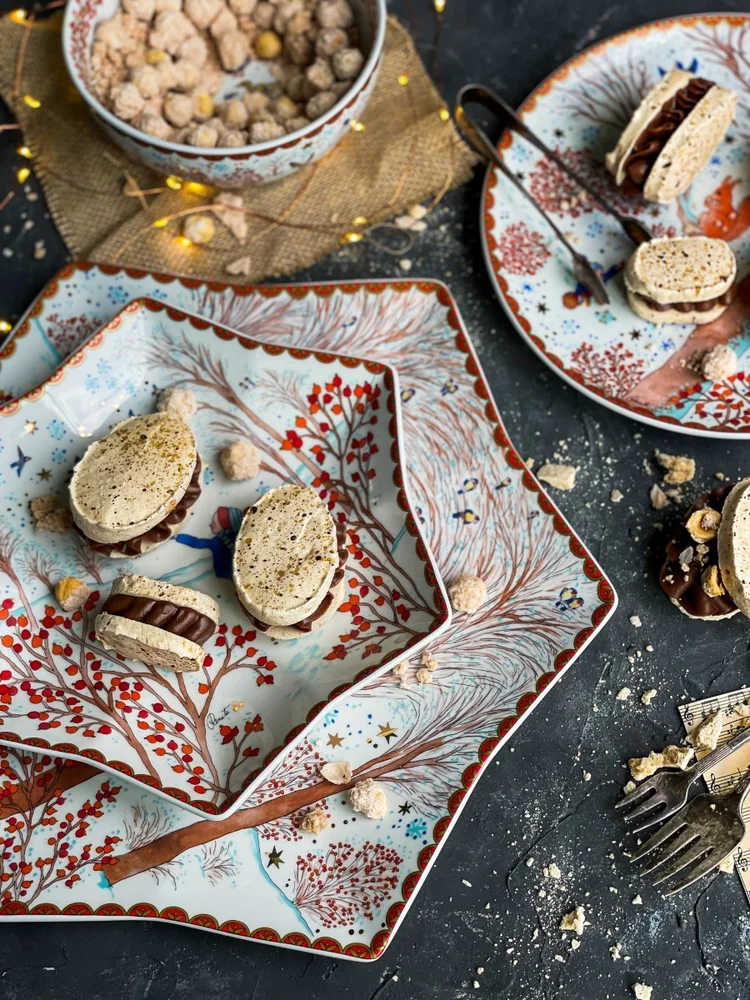 Adventní výzva – Sváteční laskonky s mléčnou čokoládou podle Josefa Maršálka