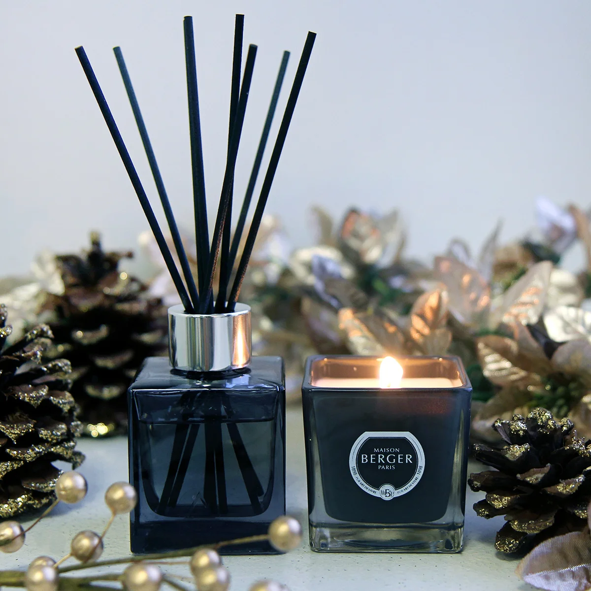 Katalitycká aroma lampa a vonná svíčka Masson Berger Paris