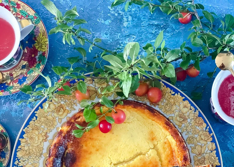 Spálený cheesecake podle Josefa Maršálka