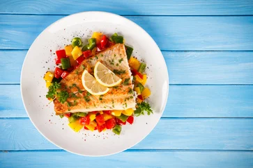 Mořský jazyk po mlynářsku se zeleninou