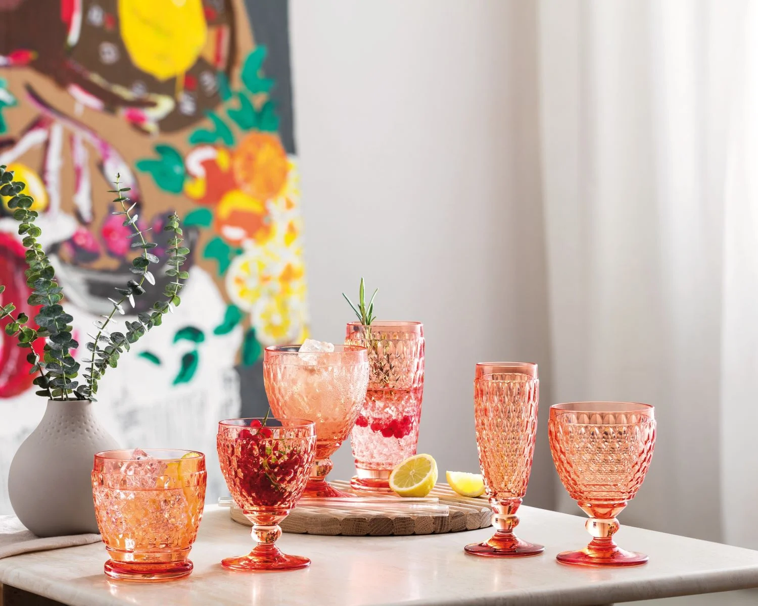 Sklenice Boston Villeroy & Boch meruňková barva