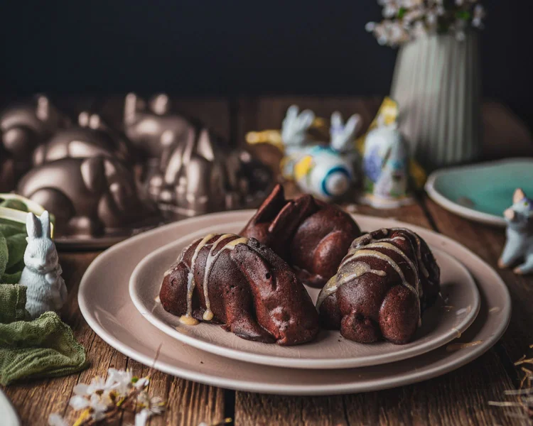 Velikonoční čokoládoví zajíčci