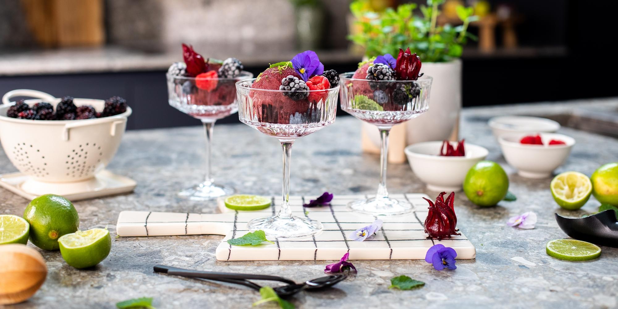 Domácí ovocný sorbet