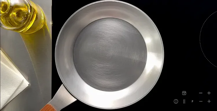 Vypalování pánve z karbonové oceli