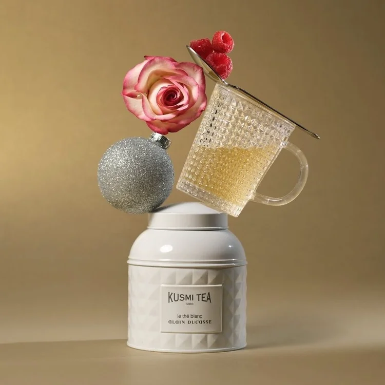  Kusmi tea Le Thé Blanc Alain Ducasse – prémiový bílý čaj unikátní chuti