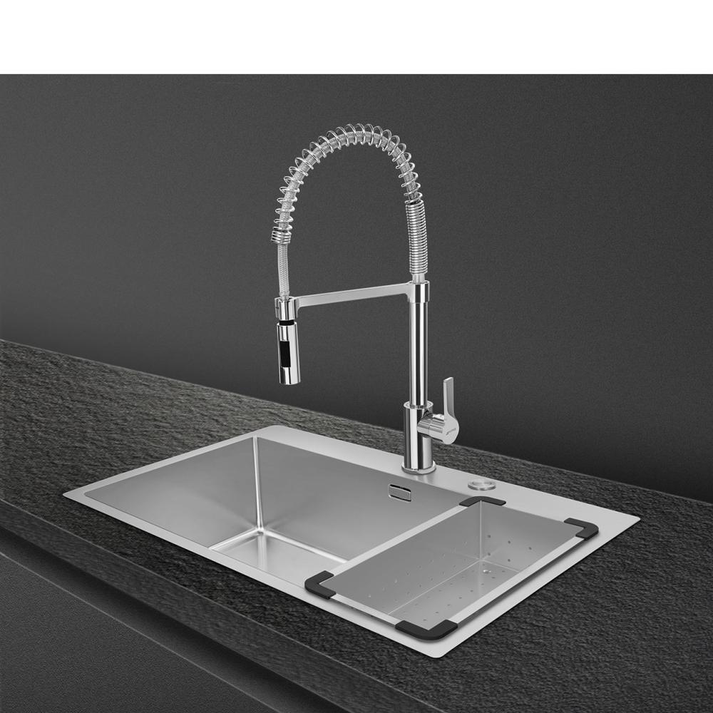 Perforovaný odkapávač s plastovými rohy COL36, dxšxv: 410x280x12 mm,nerezová