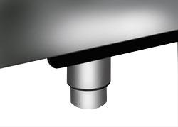 Sada nastavitelné nohy KITPBX, pro sporáky Classici, nerezová