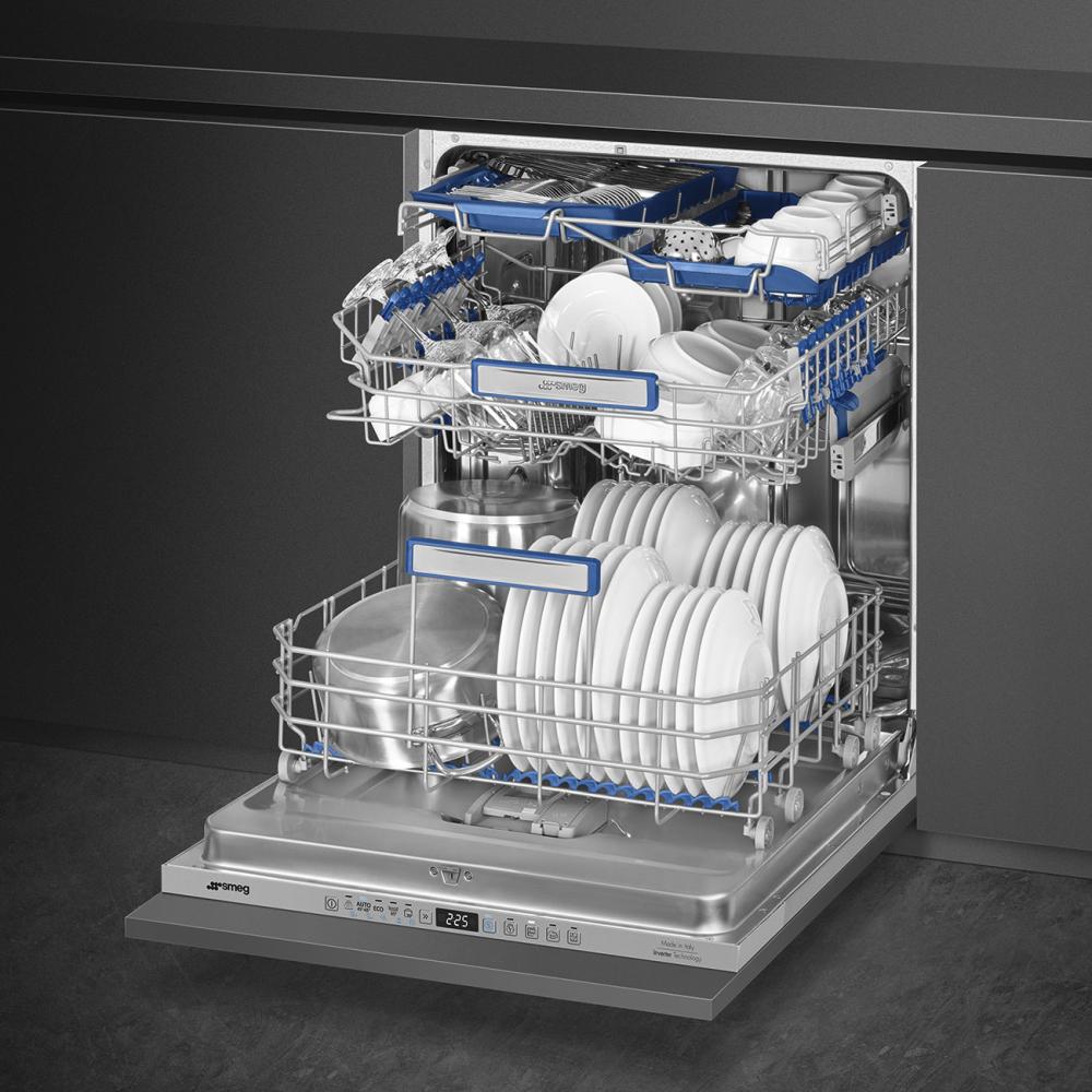 Vstavaná umývačka riadu, STL323BL, 82 cm, na 13 súprav riadu, sivá