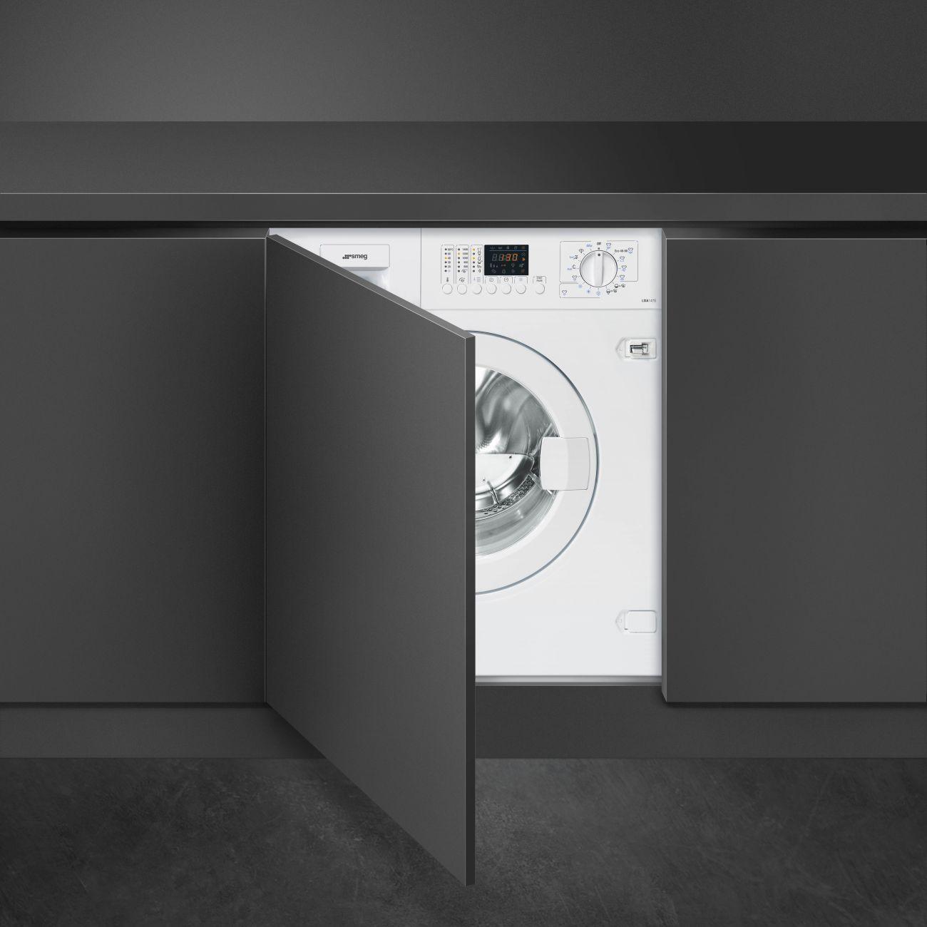 Vstavaná práčka so sušičkou LSIA147, 82x60 cm, 7 kg prania + 4 kg sušenia, biela