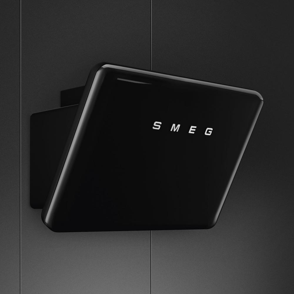 Nástenný odsávač pár s diaľkovým ovládaním, 75 cm, čierna