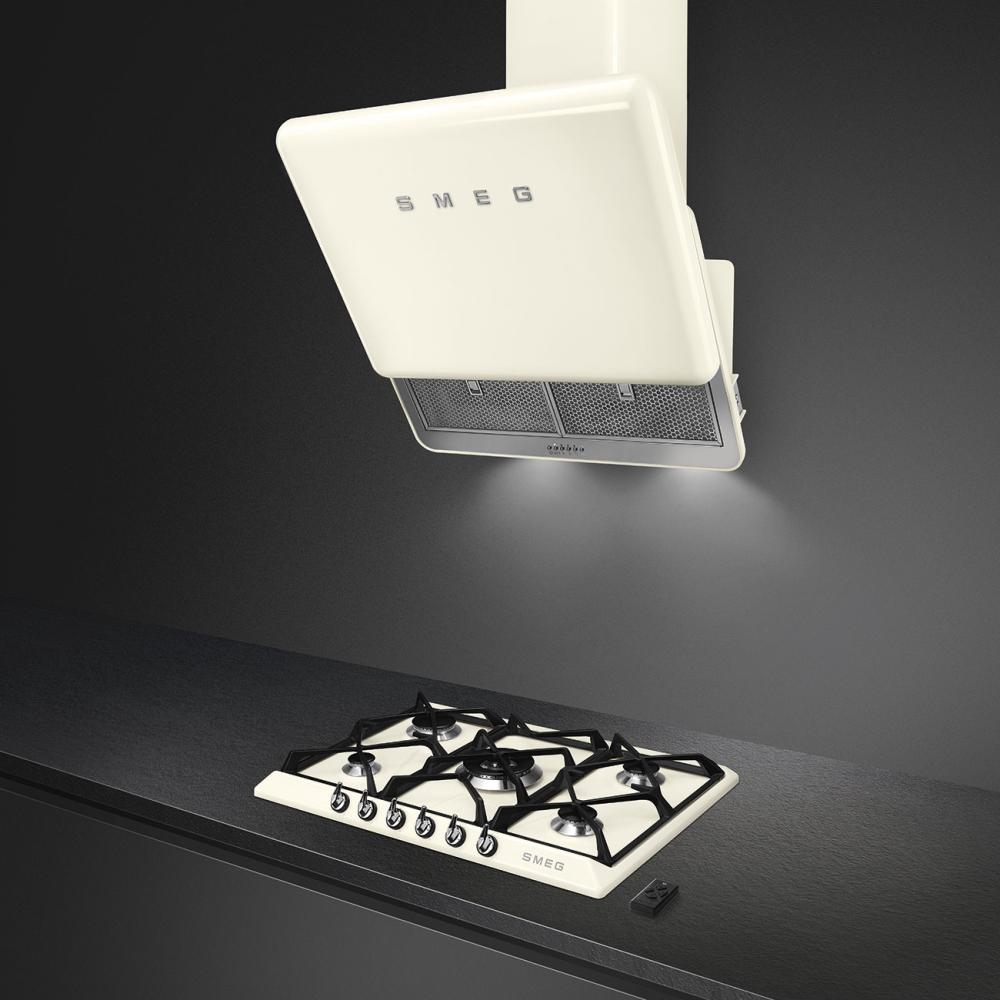 Nástenný odsávač pár s diaľkovým ovládaním, 75 cm, čierna