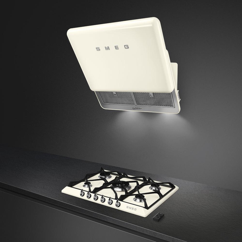 Nástenný odsávač pár s diaľkovým ovládaním, 75 cm, čierna