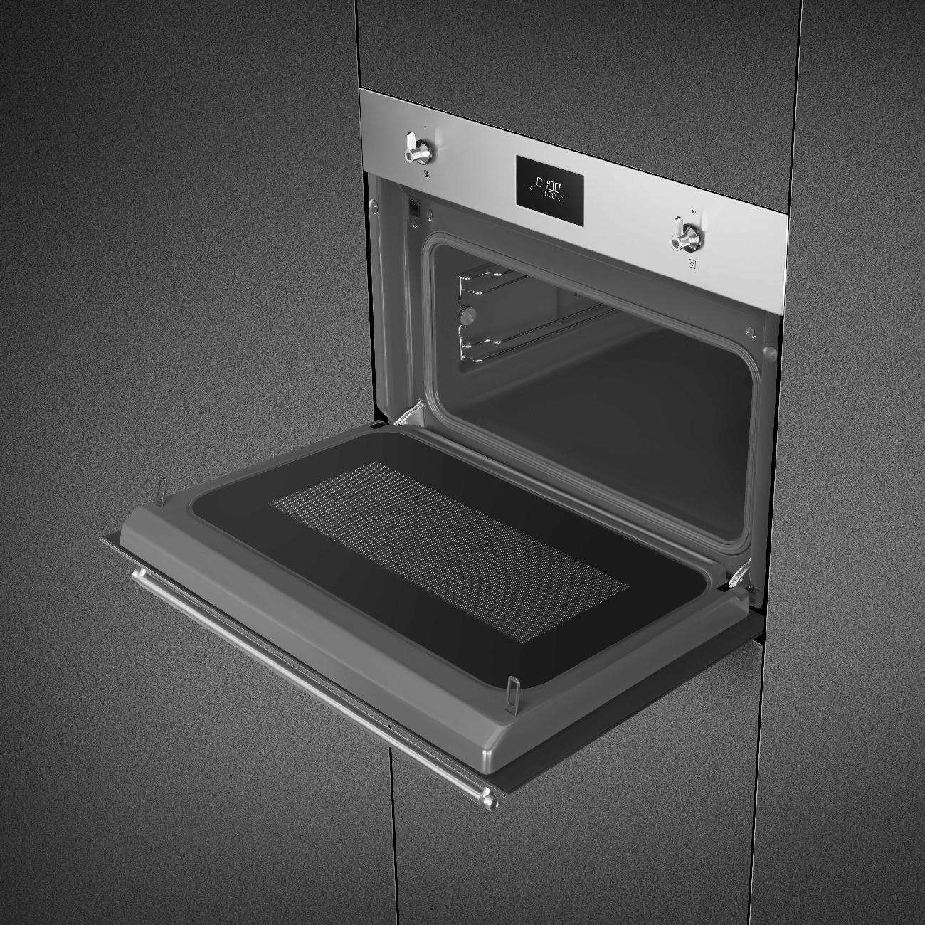 Mikrovlnná rúra s grilom, 45 cm, SO4301, čierna