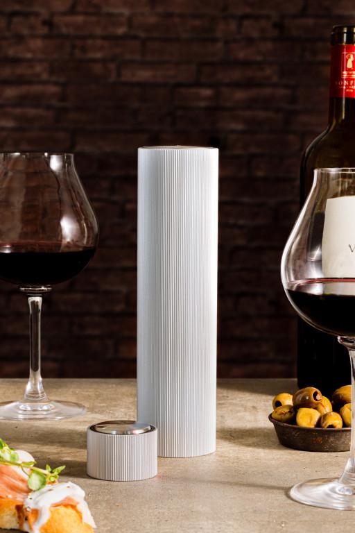 PEUGEOT LINE REVERSE elektrická vývrtka 21 cm, aluminiová světlá 