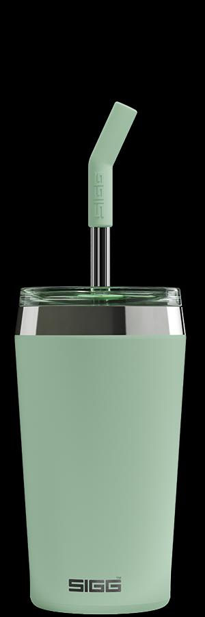 Nerezový termohrnček Helia Milky Green, 0,45 l