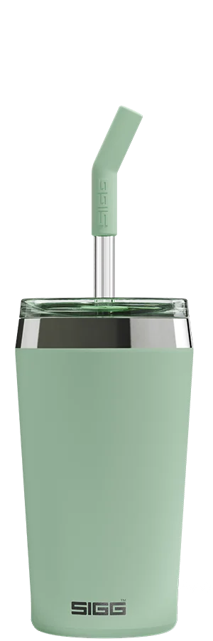 Nerezový termohrnček Helia Milky Green, 0,45 l