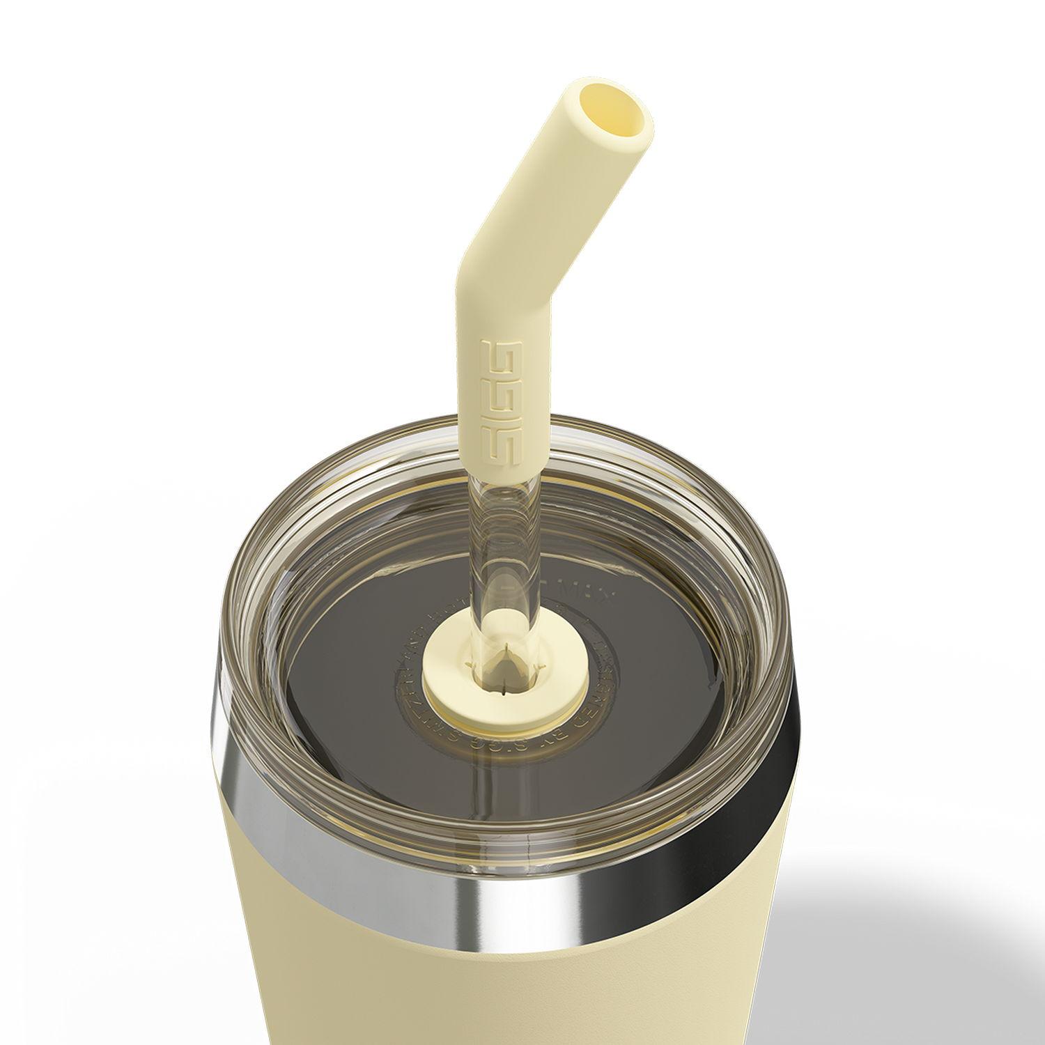 Nerezový termohrnček Helia Optimistic Yellow, 0,45 l