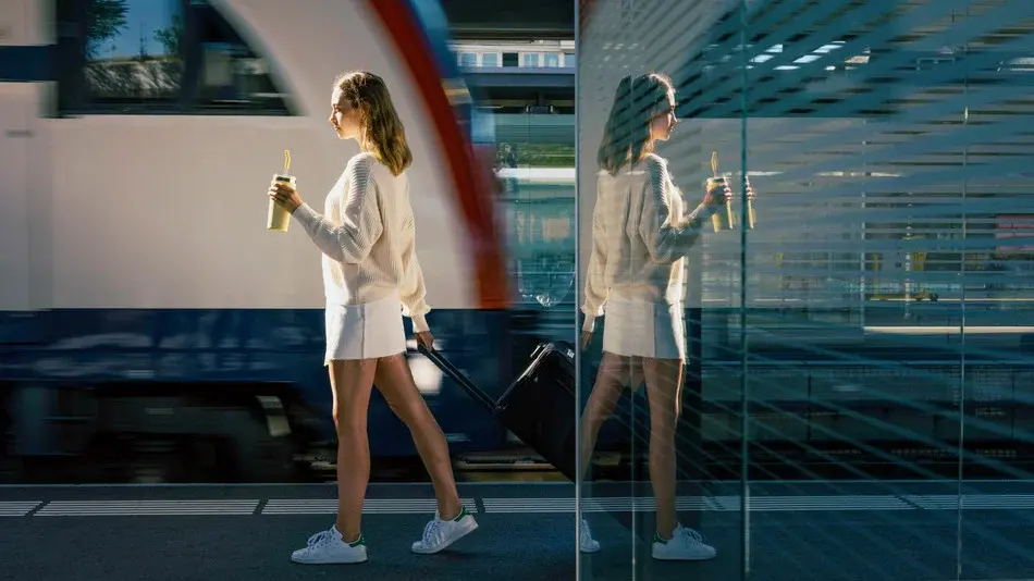 Nerezový termohrnček Helia Optimistic Yellow, 0,45 l