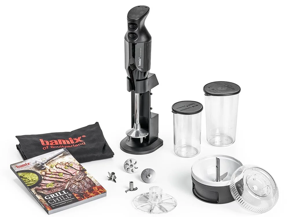 Tyčový mixér BBQ DeLuxe 200 W, čierny