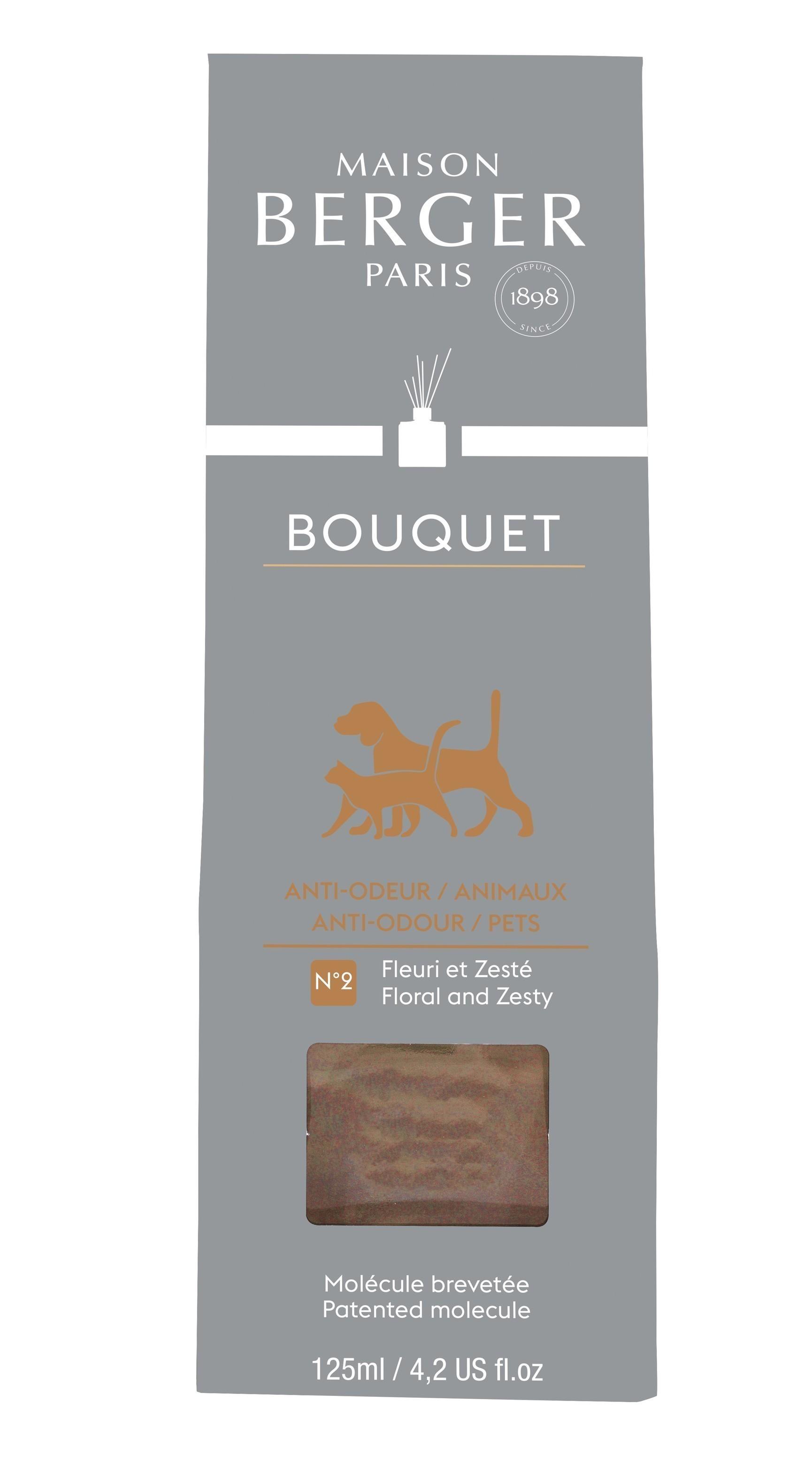 Aróma difuzér Cube, Proti zvieracemu zápachu - Kvetinovo-citrusová vôňa, 125 ml