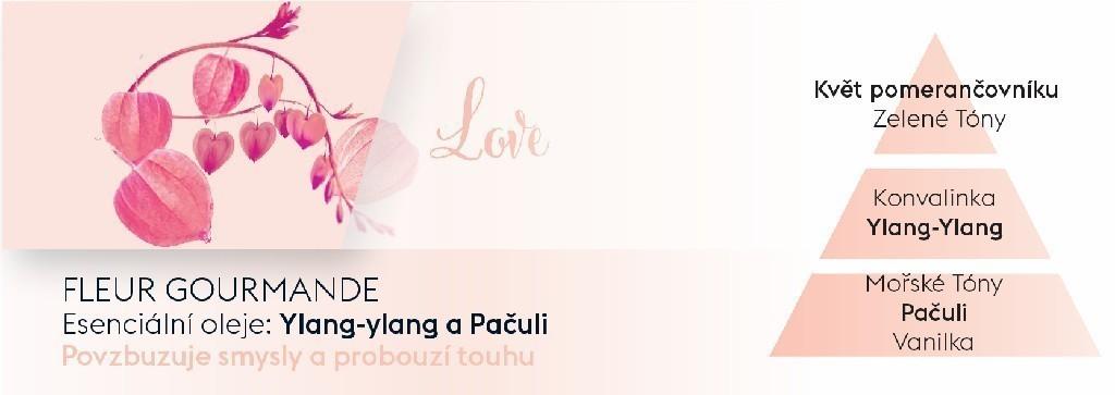 BERGER Aroma Love Voracious Flower/Gurmánské květy difuzér s náplní 0,18l