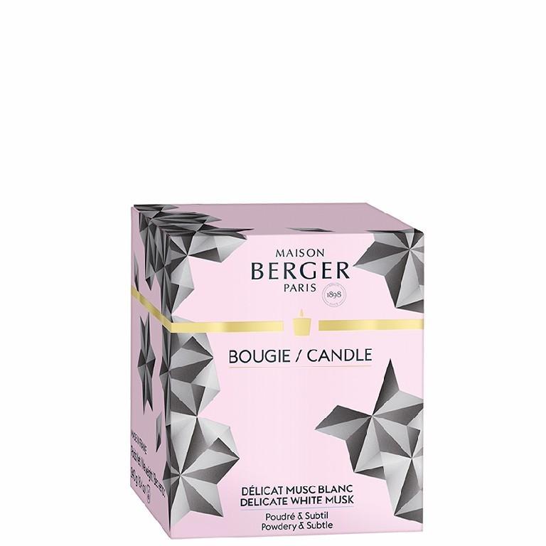 BERGER Black Crystal svíčka černá Bílé pižmo 240g (EOL)