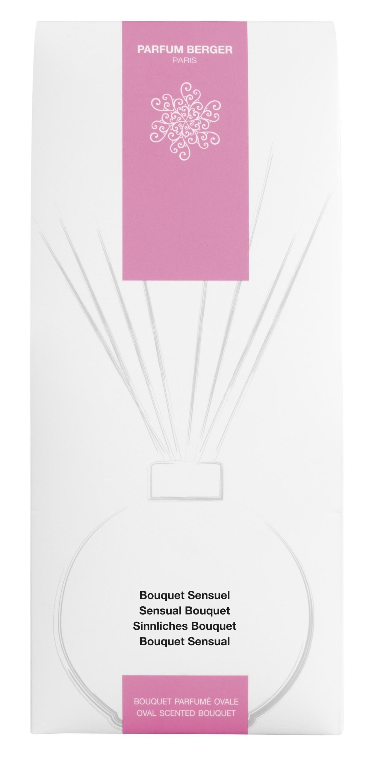 BERGER Bouquet Sensuel / Červený samet difuzér ovál 180ml (EOL)