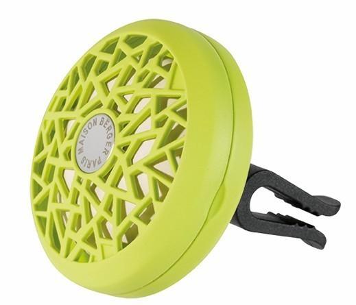 BERGER CAR difuzér do auta s náplní Zeste vert de Tahiti/Tahitská limetka limetkový