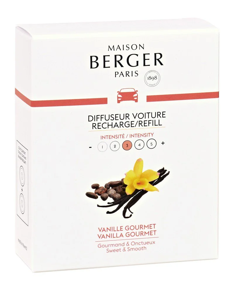 BERGER CAR 2 náhr. náplně Vanilla Gourmet/Gourmet Vanilla (EOL)