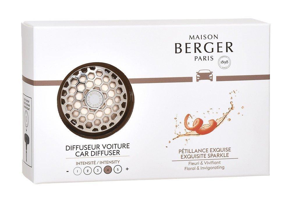 BERGER CAR difuzér do auta s náplní Exqusite Sparkle/Intenzivní třpyt chromový
