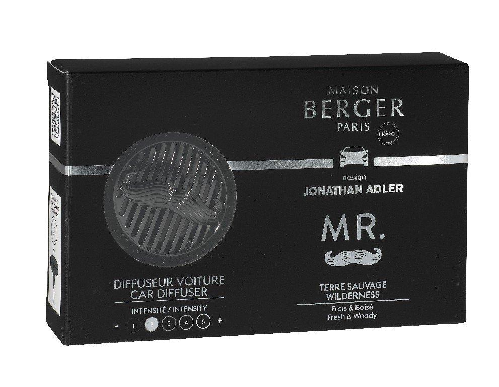 BERGER CAR J. Adler Mr. difuzér do auta Gun metal + náplň Wilderness / Divočina (EOL)